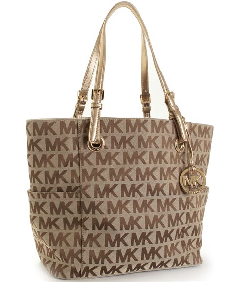 michael michael kors signature tote|Michael Kors signature purses.